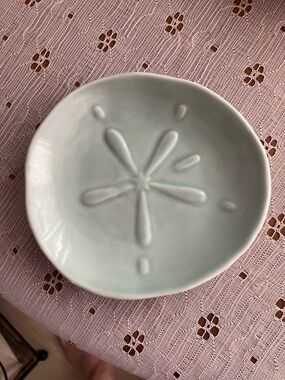 Celadon Sand Dollar Accent Dish